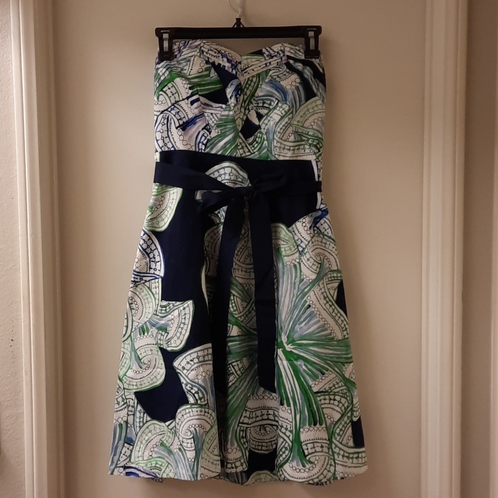 Anthro Moulinette Soeurs Donau Strapless Dress